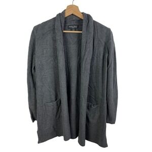 Barefoot Dreams CozyChic Lite Essential Long‎ Cardigan Shawl Collar 428 Medium